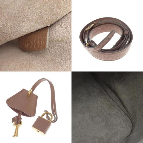 CELINE Beige Leather Tote Bag - Picture 7 of 11